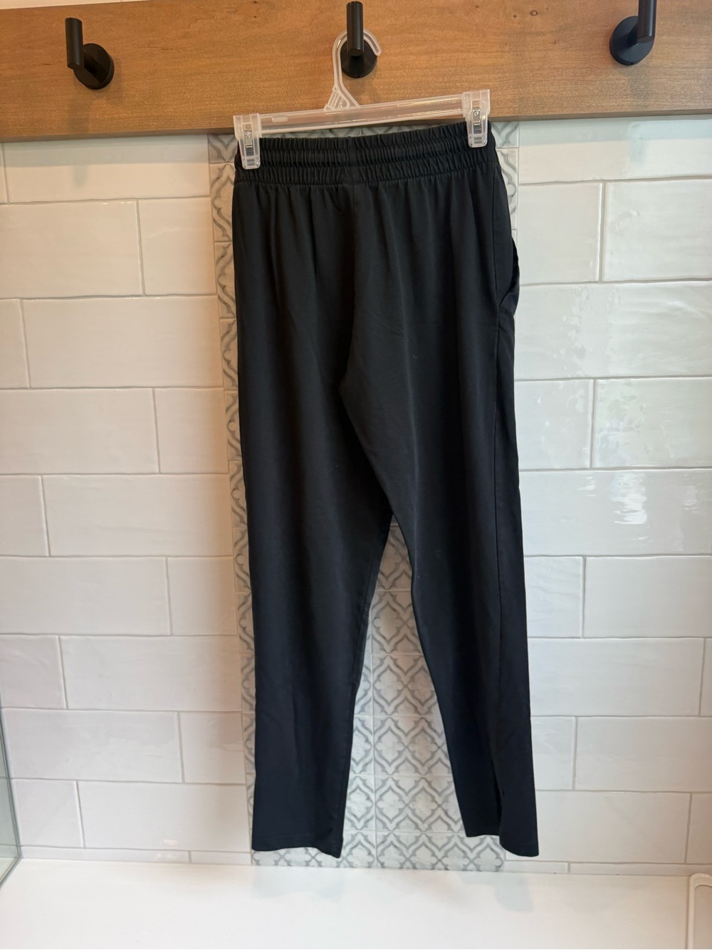 Men's Black Performance Jogger Pants